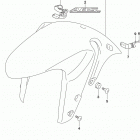 GSX,S750 Front fender (gsx-s750al8 e28)