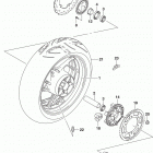 GSX,S750 Rear wheel (gsx-s750al8 e33)