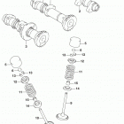 VZR1800 Распределительный вал  /  клапана