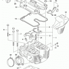 VZR1800 Cylinder head (rear) (vzr1800l8 e28)