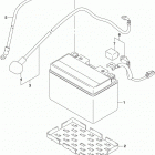 GSX,S750 Battery (gsx-s750azl8 e28)