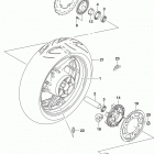 GSX,S750 Rear wheel (gsx-s750l8 e33)