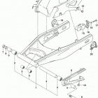 GSX,S750 Rear swingingarm (gsx-s750l8 e33)
