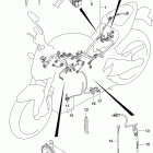GSX,S750 Wiring harness (gsx-s750azl8 e28)