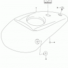 VZ1500 Fuel tank front cover