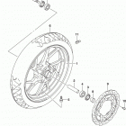 GSX250R Переднее колесо