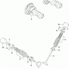 DR,Z400SM Распределительный вал  /  клапана