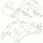 VL1500 Rear fender (vl1500tl8 e03)