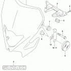 RMX450Z Headlamp cover (rmx450zl8 e28)