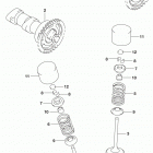 RMX450Z Распределительный вал  /  клапана
