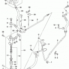 VL1500 Задний торм цилиндр
