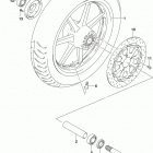 VL1500 Front wheel (vl1500tl8 e28)