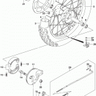 DR,Z125,L Rear wheel (dr-z125l8 e28)