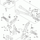 GSX,R600 Подножки
