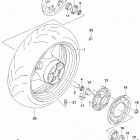 GSX,R600 Переднее колесо