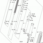 DR,Z400S Передняя вилка