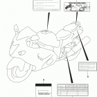 GSX1300R,A Label (gsx1300ral7 e33)