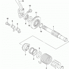 DR,Z125,L Кик стартер