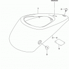VL1500 Fuel tank front cover (vl1500bl8 e33)