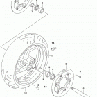 GSX,S1000 Front wheel (gsx-s1000l8 e33)