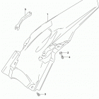 RM,Z450 Задний бампер