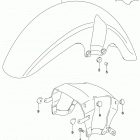 VL1500 Front fender (vl1500bl8 e03)