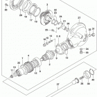 VZ800 Propeller shaft  /  final drive gear