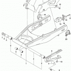 GSX,S750 Rear swingingarm (gsx-s750azl8 e28)