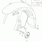 DL1000A XA Front fender (dl1000xal8 e33)