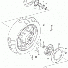 DL1000A XA Rear wheel (dl1000al8 e28)