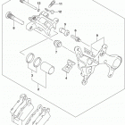 RM,Z450 Задний суппорт