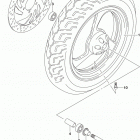 VZ800 Переднее колесо