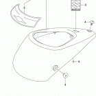 VL1500 Fuel tank front cover (vl1500tl8 e33)