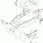 GSX,S750 Rear swingingarm (gsx-s750l8 e03)