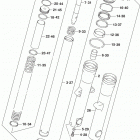 VL1500 Front fork damper (vl1500tl8 e33)