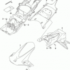 GSX,R600 Задний бампер