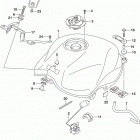 GSX250R Топливный бак