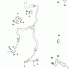 GSX,S1000 Front brake hose (gsx-s1000zl8 e33)