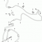 GSX,S750 Front brake hose (gsx-s750azl8 e28)