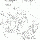 DR,Z400SM Картер двигателя