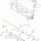 GSX,S750 Throttle body hose  /  joint (gsx-s750al8 e33)