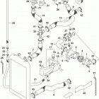 VL1500 Radiator hose (vl1500tl8 e28)