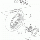 GSX,S750 Rear wheel (gsx-s750zl8 e33)