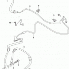 GSX,S750 Front brake hose (gsx-s750al8 e28)