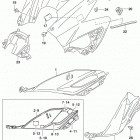 GSX,S750 Fuel tank cover (gsx-s750l8 e03)