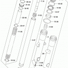 VL1500 Front fork damper (vl1500bl8 e03)