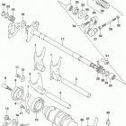 GSX250R Механизм  переключения передач