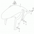 GSX,S750 Front fender (gsx-s750l8 e03)