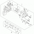 GSX,S750 Задний суппорт