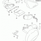 VL1500 Frame cover (vl1500tl8 e03)